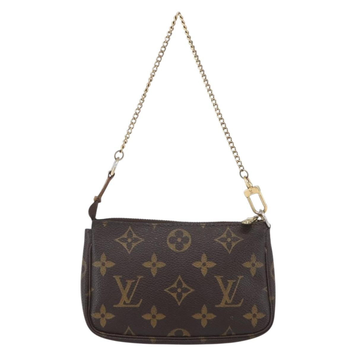 Louis Vuitton Pochette Accessoires Limited Edition Monogram Canvas, BROWN, CANVAS, Clutche & pouche
