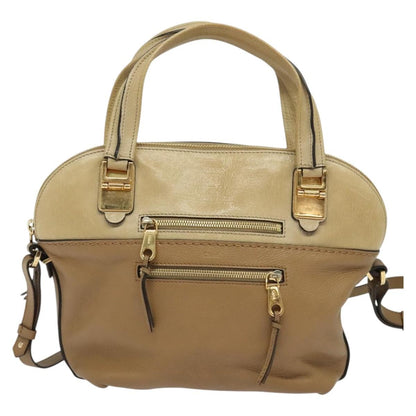 Chloe Angie Tote Leather, BROWN, LEATHER, Tote bag