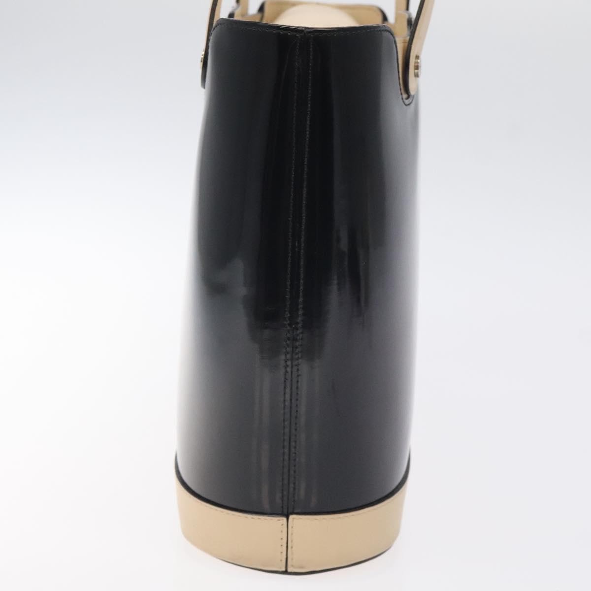 Salvatore Ferragamo Vintage Tote bag Patent Leather, BLACK, PATENT_LEATHER, Tote bag