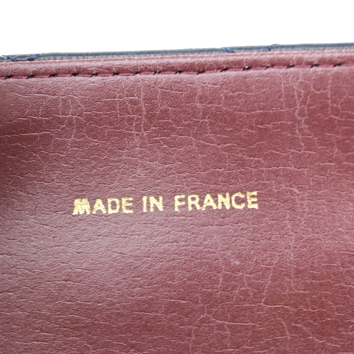 Chanel Vintage Chain Flap Bag Quilted Leather, NAVY, LEATHER, Shoulder bag