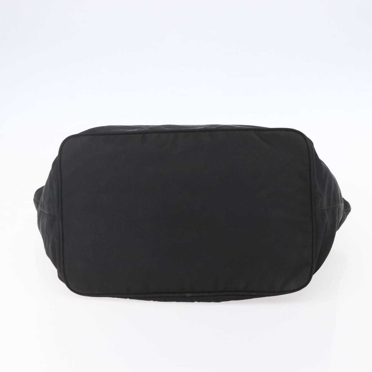 Prada Vintage Zip Tote Tessuto, BLACK, NYLON, Tote bag