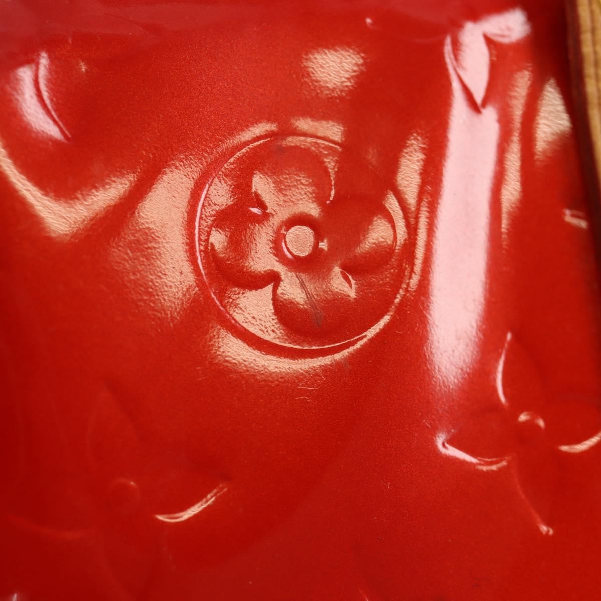 Louis Vuitton Reade Handbag Monogram Vernis, RED, PATENT_LEATHER, Handbag