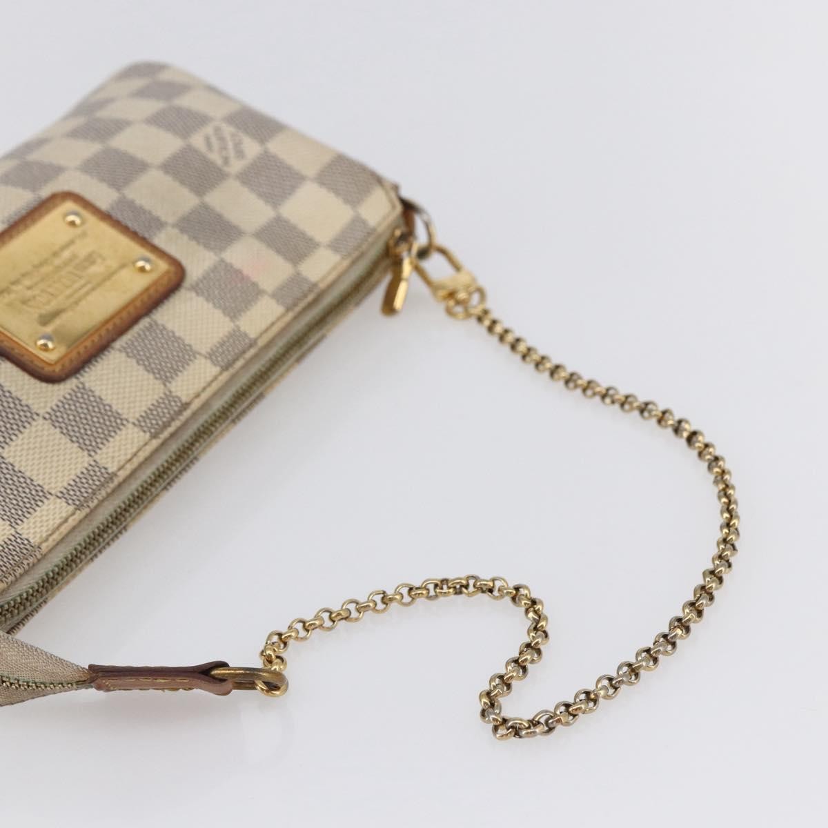 Louis Vuitton Eva Handbag Damier, BEIGE, CANVAS, Handbag