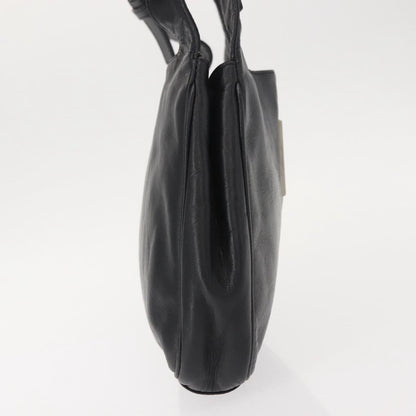 Fendi Vintage Shoulder Bag Leather, BLACK, LEATHER, Shoulder bag