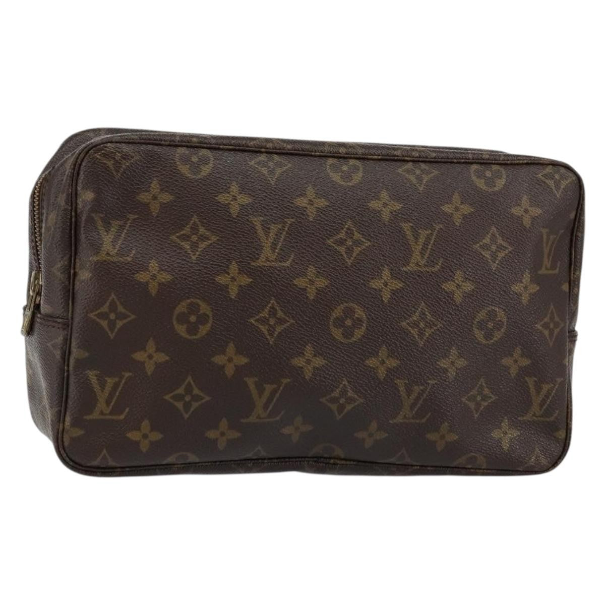 Louis Vuitton Trousse Toilette Monogram Canvas, BROWN, CANVAS, Clutche & pouche