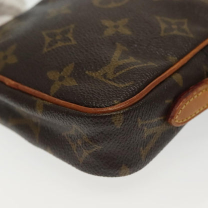 Louis Vuitton Danube Handbag Monogram Canvas, BROWN, CANVAS, Handbag