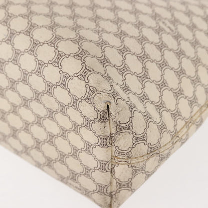 Celine Vintage Macadam Tote bag Canvas, WHITE, CANVAS, Tote bag