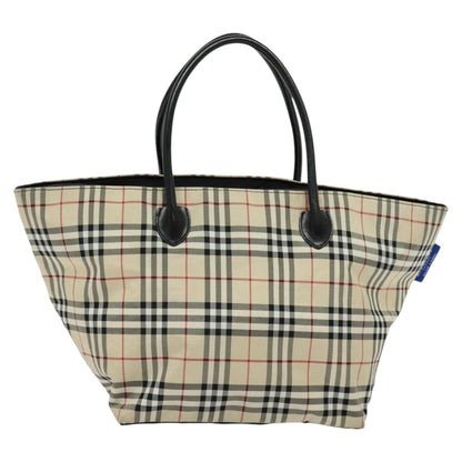 Burberry Nova Check Tote Nylon, BEIGE, NYLON, Tote bag