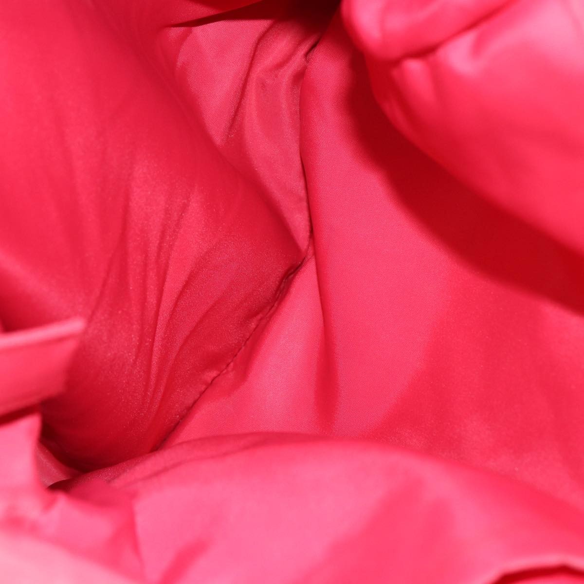 Prada Logo Flat Tote Bag. Nylon Tessuto, PINK, NYLON, Tote bag