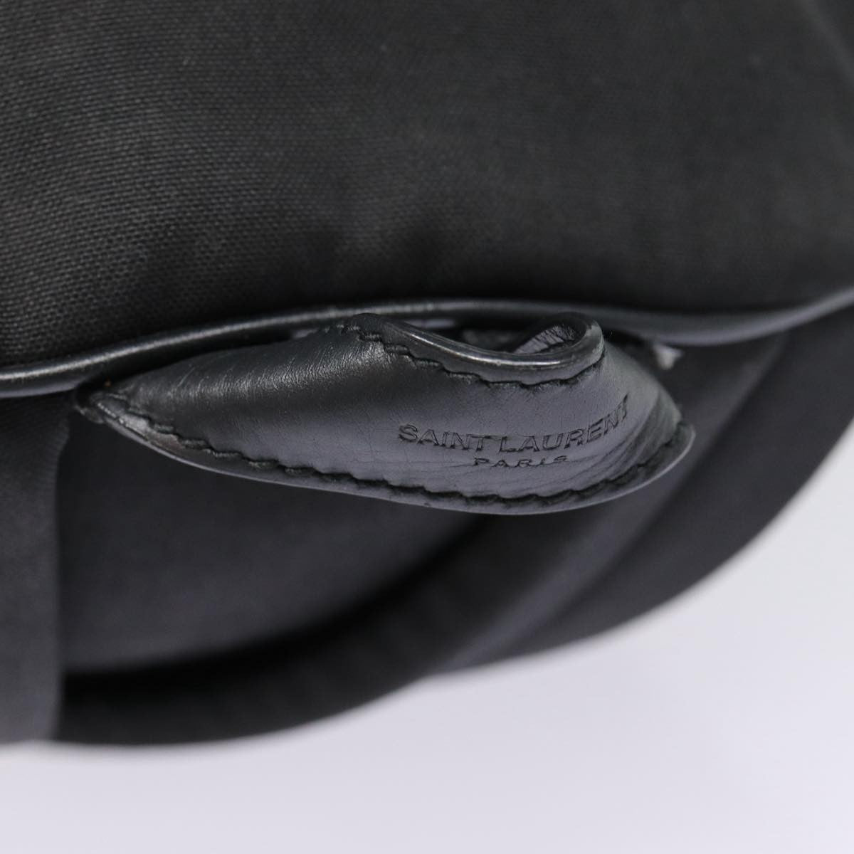 Saint Laurent City Backpack Canvas, BLACK, CANVAS, Backpack