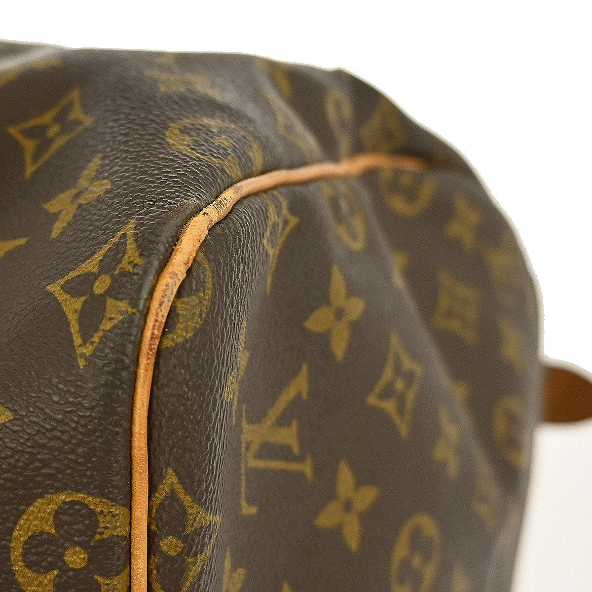 Louis Vuitton Keepall Bag Monogram Canvas, BROWN, CANVAS, Travel bag