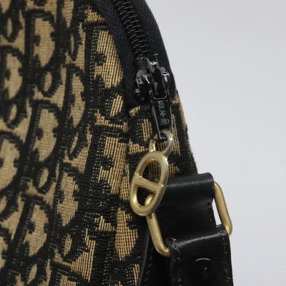 Christian Dior Vintage Trotter Shoulder Bag Canvas, BLACK, CANVAS, Shoulder bag