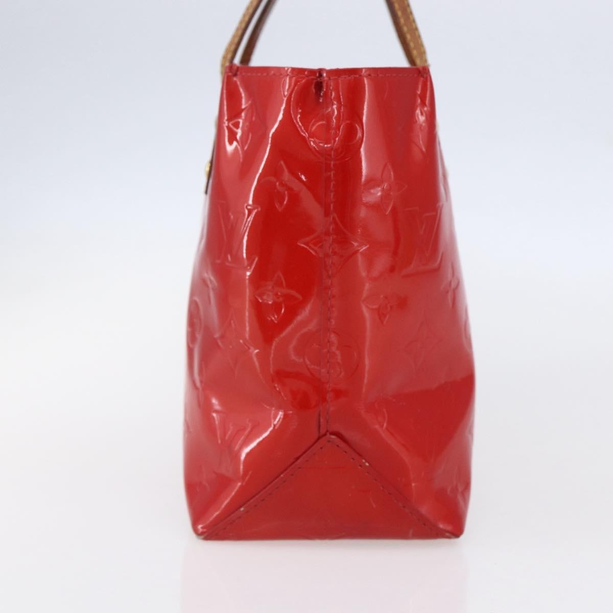 Louis Vuitton Reade Handbag Monogram Vernis, RED, PATENT_LEATHER, Handbag