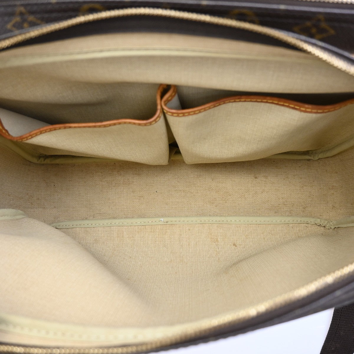 Louis Vuitton Reporter Bag Monogram Canvas, BROWN, CANVAS, Crossbody bag