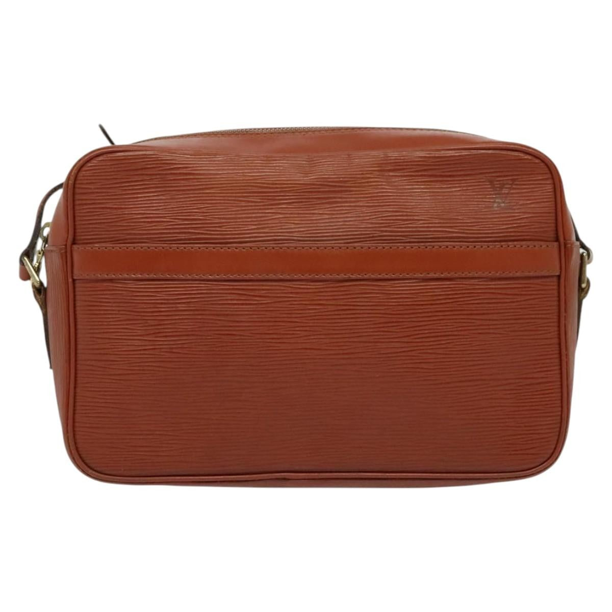 Louis Vuitton Trocadero Handbag Epi Leather, BROWN, LEATHER, Shoulder bag