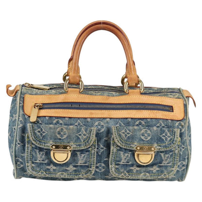 Louis Vuitton Neo Speedy Bag Denim, BLUE, DENIM_JEANS, Handbag