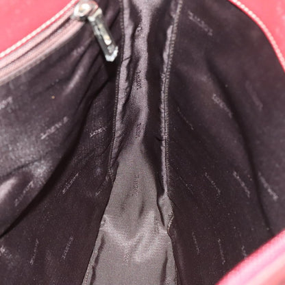 Loewe Anagram handbag Leather, RED, LEATHER, Handbag