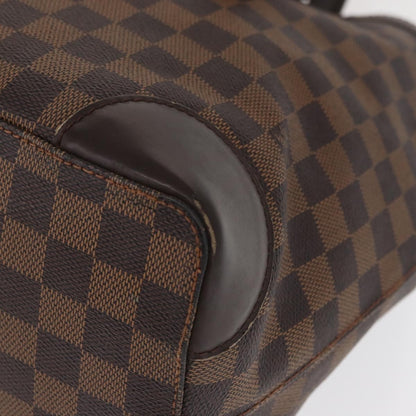 Louis Vuitton Hampstead Handbag Damier, BROWN, CANVAS, Tote bag