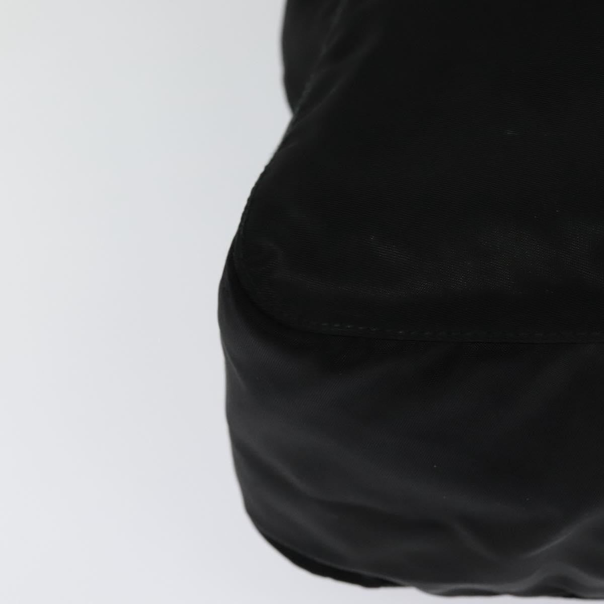 Prada Vintage Zip Handbag Tessuto, BLACK, NYLON, Handbag