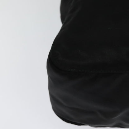 Prada Vintage Zip Handbag Tessuto, BLACK, NYLON, Handbag