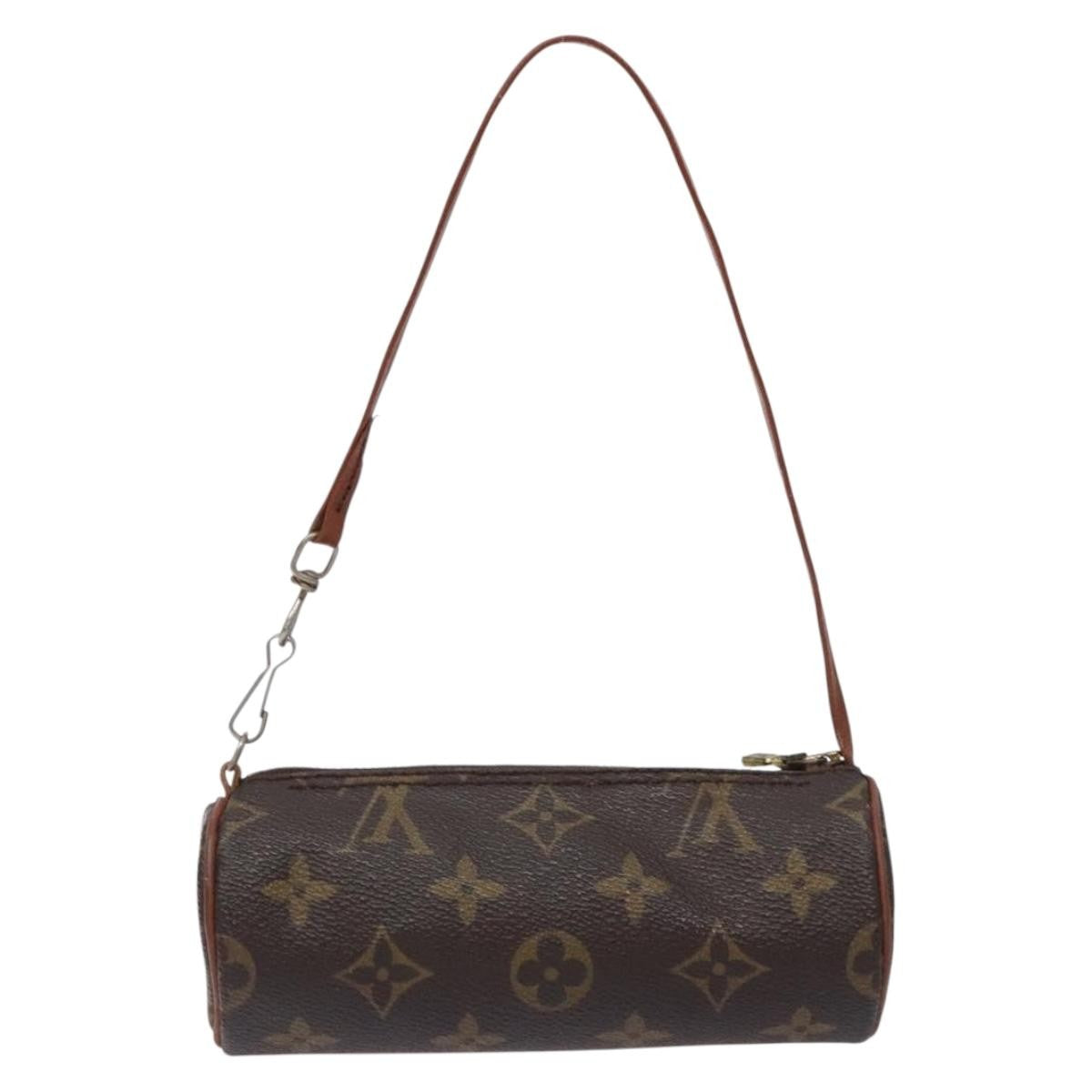 Louis Vuitton Papillon Pochette Monogram Canvas, BROWN, CANVAS, Clutche & pouche