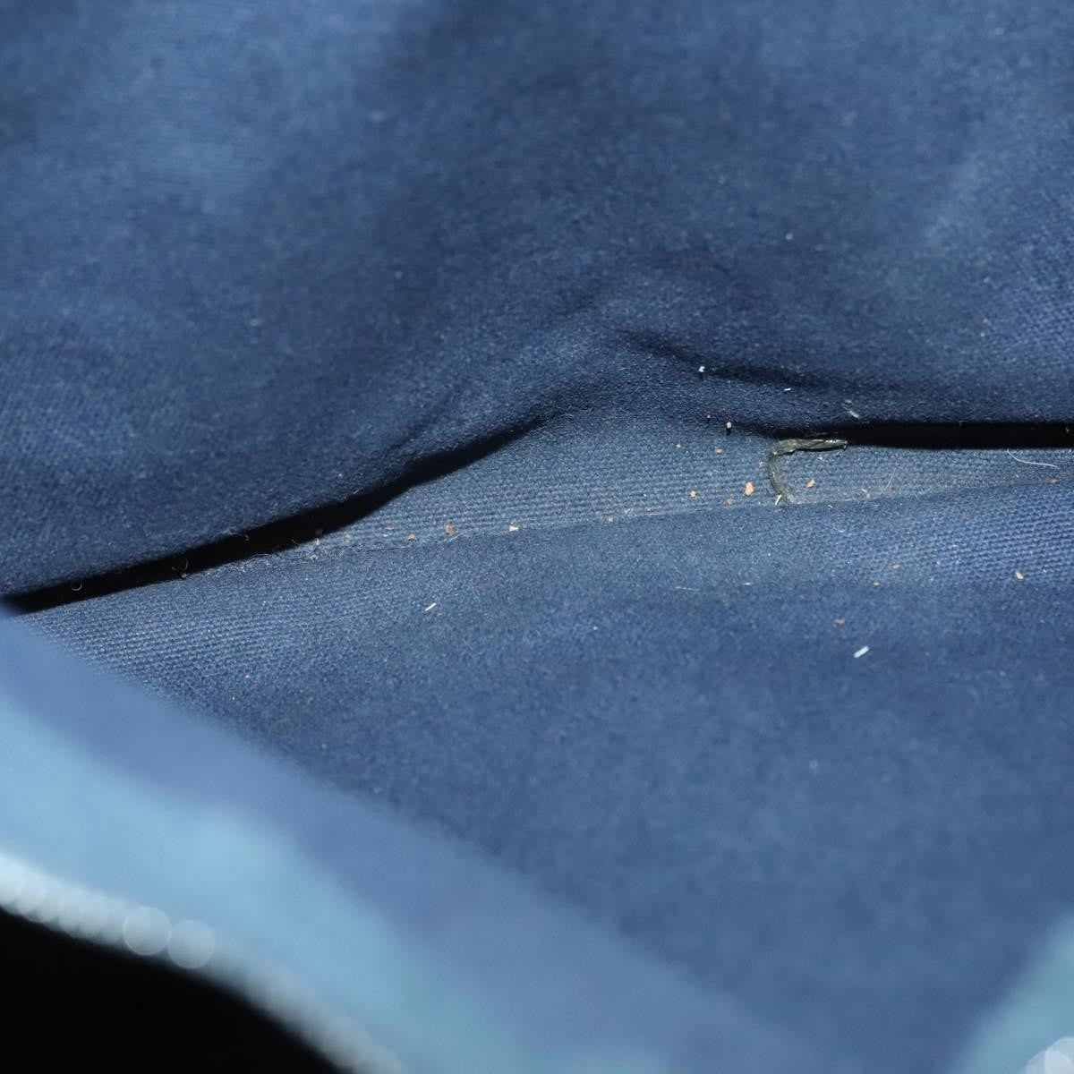 Hermes Fourre Tout Tote Toile, NAVY, CANVAS, Tote bag