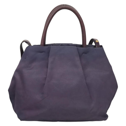 Prada Bow Tote Tessuto, PURPLE, NYLON, Handbag
