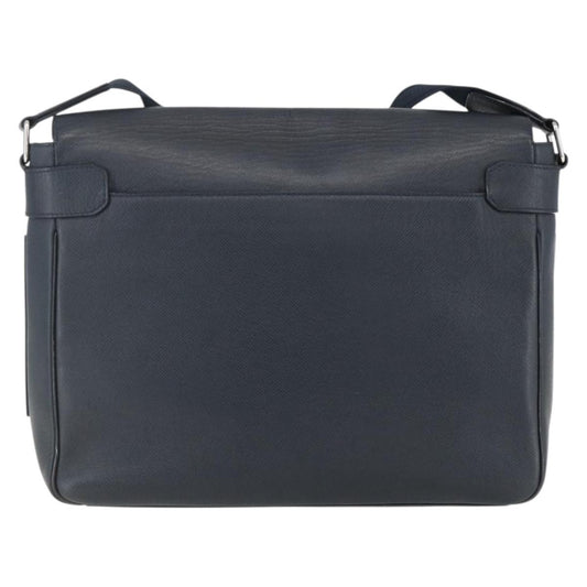 Louis Vuitton Roman Handbag Taiga Leather, NAVY, LEATHER, Shoulder bag