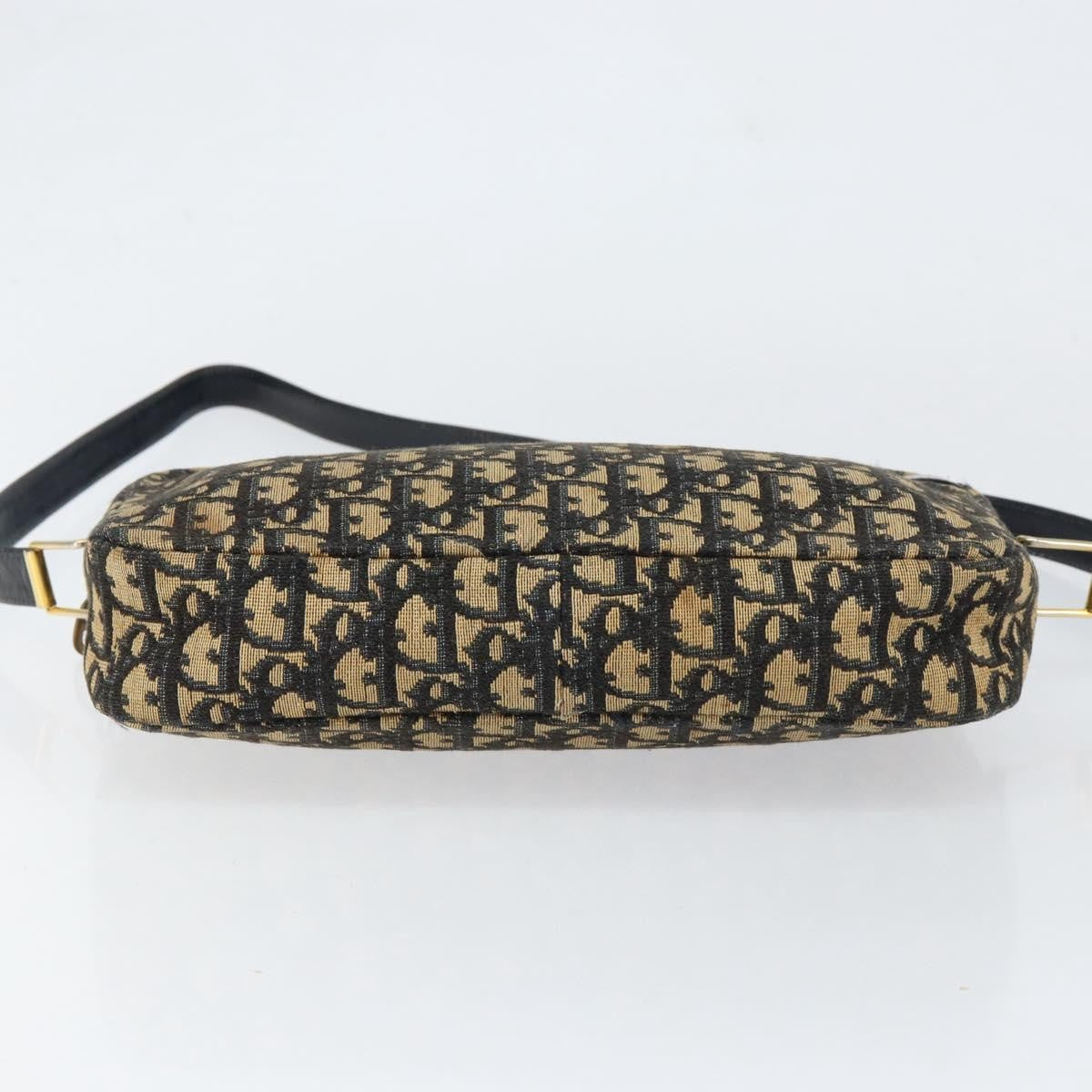 Christian Dior Vintage CD trotter Shoulder bag Canvas, NAVY, CANVAS, Shoulder bag