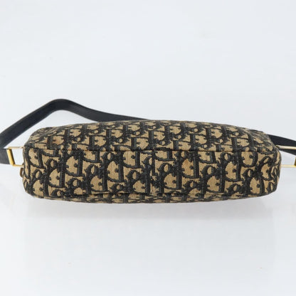 Christian Dior Vintage CD trotter Shoulder bag Canvas, NAVY, CANVAS, Shoulder bag