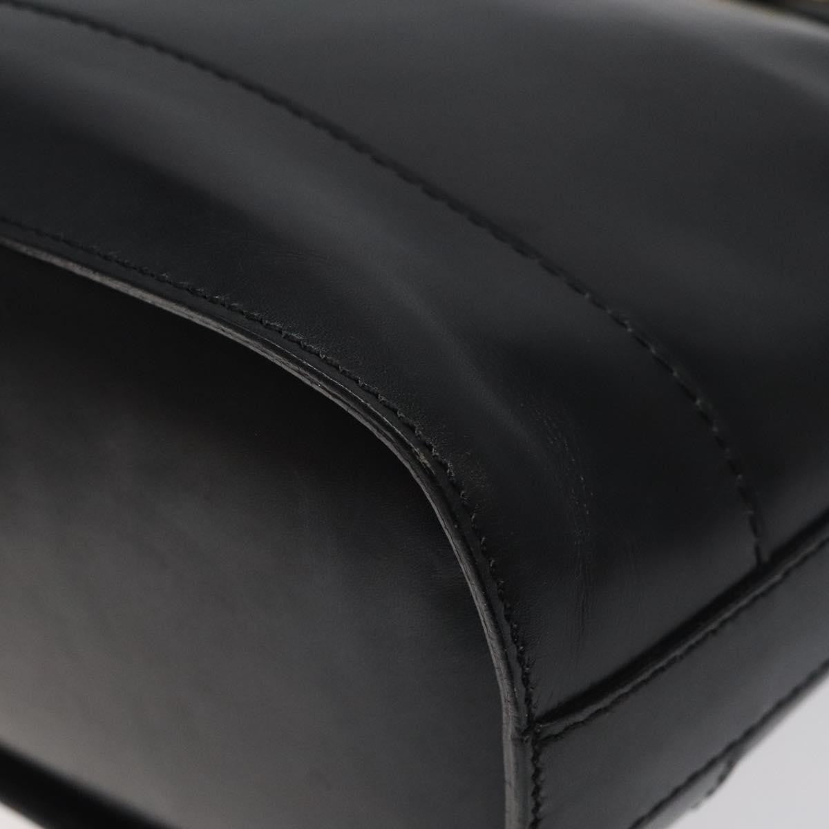 Celine Shoulder Bag Leather, BLACK, LEATHER, Shoulder bag