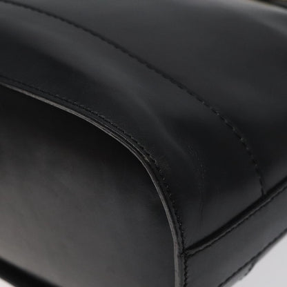 Celine Shoulder Bag Leather, BLACK, LEATHER, Shoulder bag