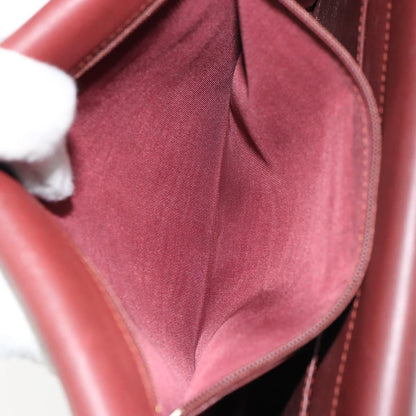 cartier Must de Cartier Shoulder Bag Leather, BURGUNDY, LEATHER, Shoulder bag