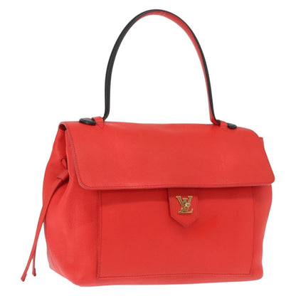 Louis Vuitton Lockme Handbag Leather, RED, LEATHER, Handbag