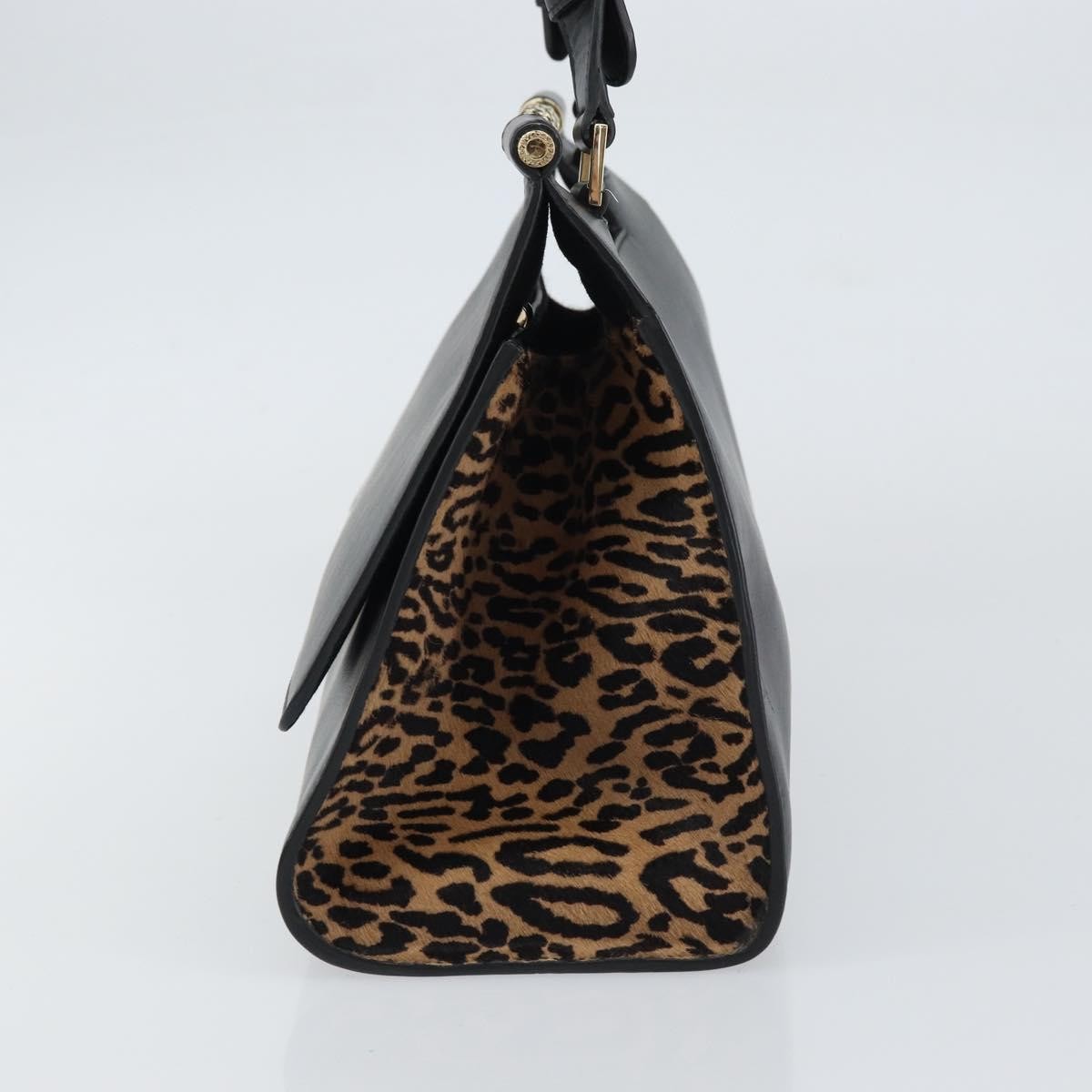 Bvlgari Serpenti Scaglie Day Bag Leather, BLACK, LEATHER, Handbag