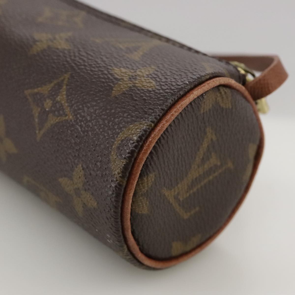 Louis Vuitton Papillon Pochette Monogram Canvas, BROWN, CANVAS, Clutche & pouche