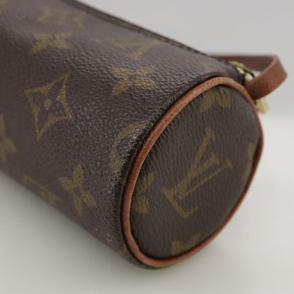 Louis Vuitton Papillon Pochette Monogram Canvas, BROWN, CANVAS, Clutche & pouche