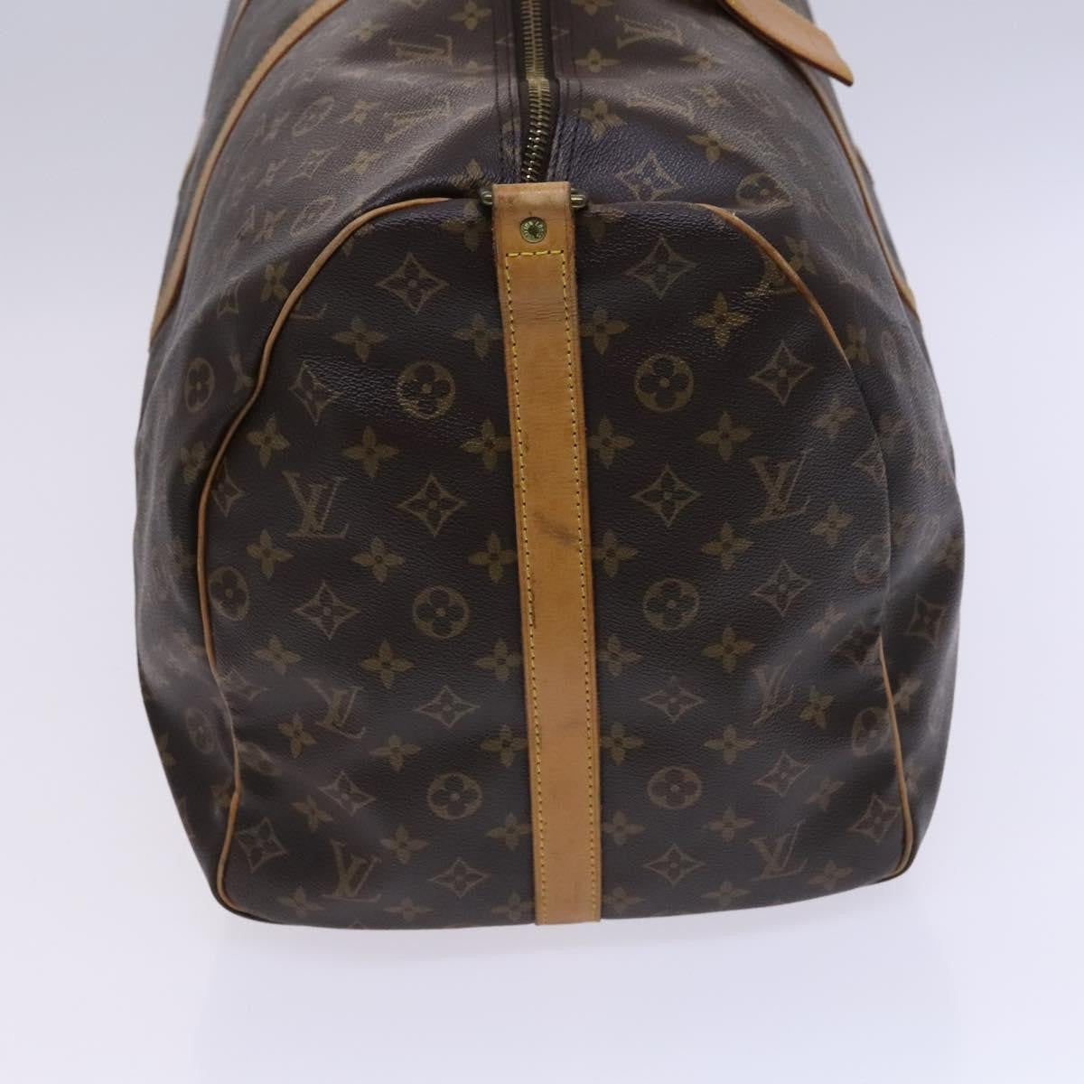Louis Vuitton Keepall Bandouliere Bag Monogram Canvas, BROWN, CANVAS, Travel bag