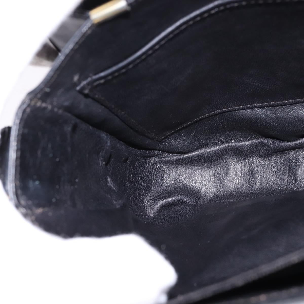 Celine Horse Carriage Shoulder bag Leather, BLACK, LEATHER, Shoulder bag