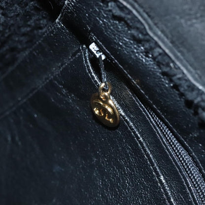 Chanel Chain Handle Bag Leather, BROWN, LEATHER, Tote bag