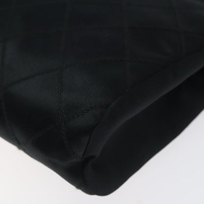 Chanel Vintage Clutch Silk, BLACK, SATIN, Clutche & pouche