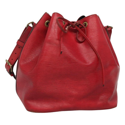 Louis Vuitton Petit Noe Handbag Epi Leather, RED, LEATHER, Handbag