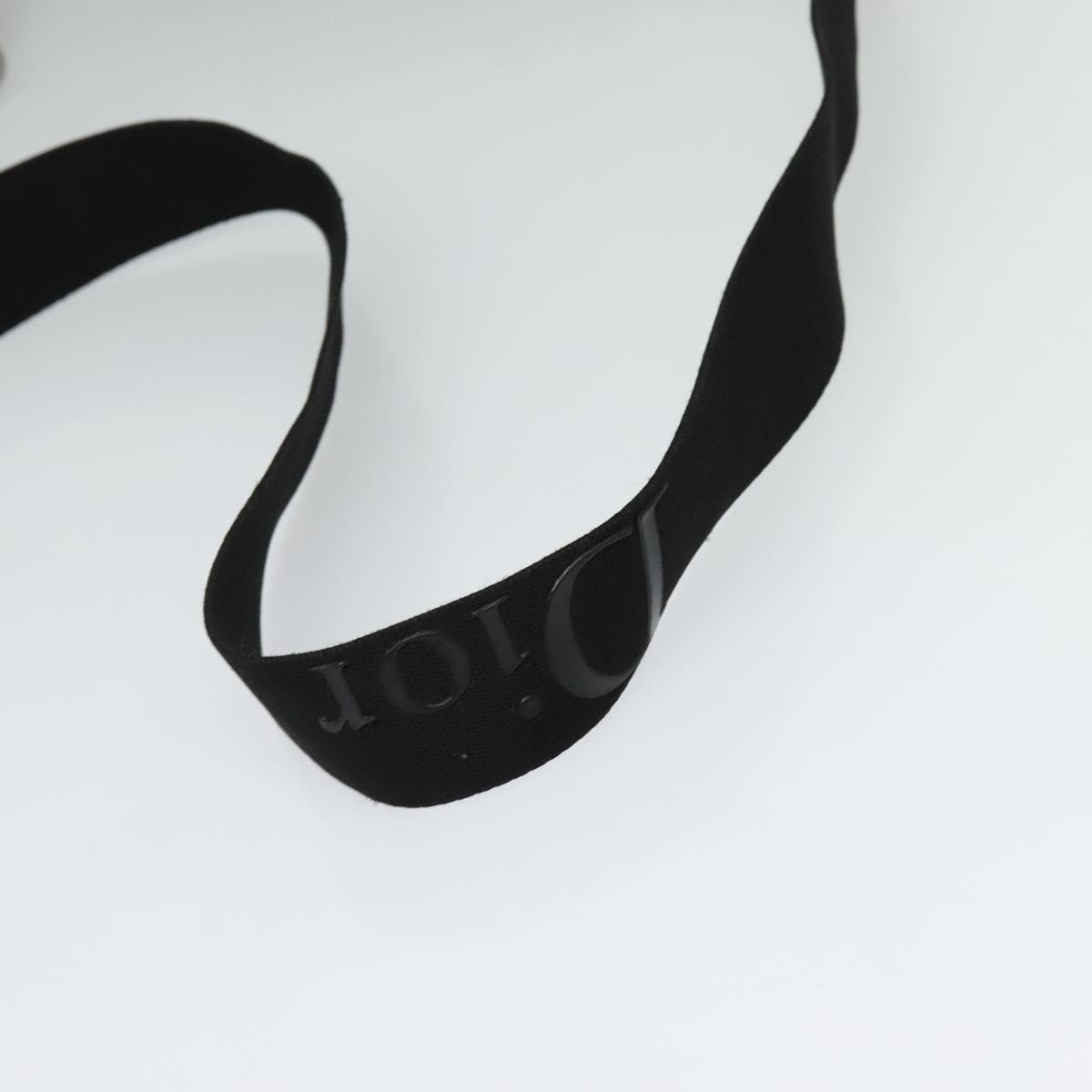 Christian Dior Vintage Zip Shoulder Bag Diorissimo Canvas, NAVY, CANVAS, Shoulder bag