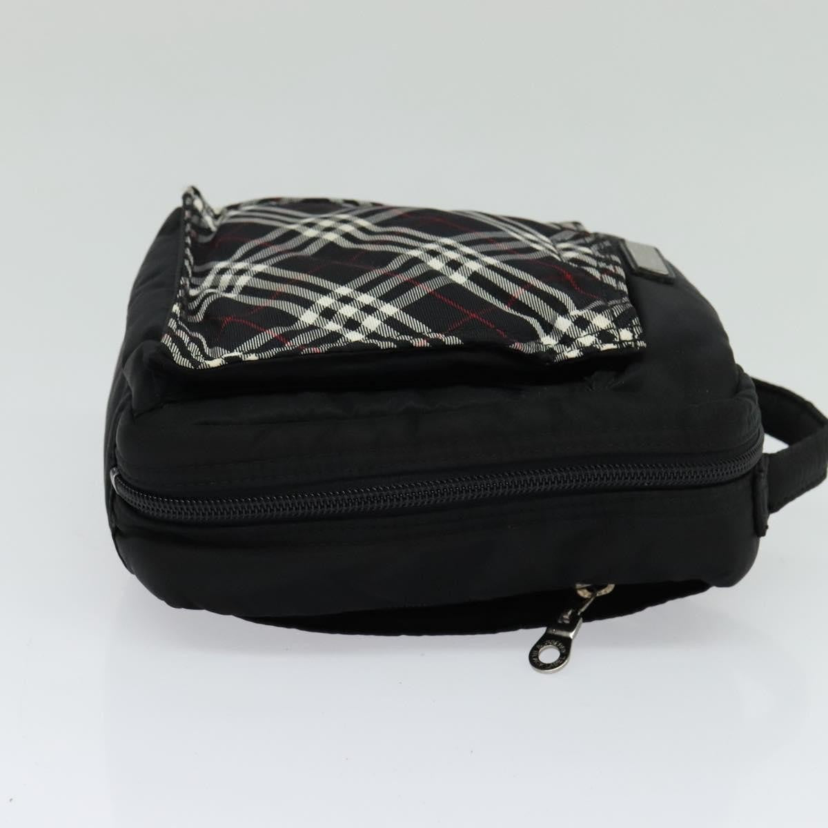 Burberry Nova check Black Label Nylon, Black, Nylon, Shoulder Bag