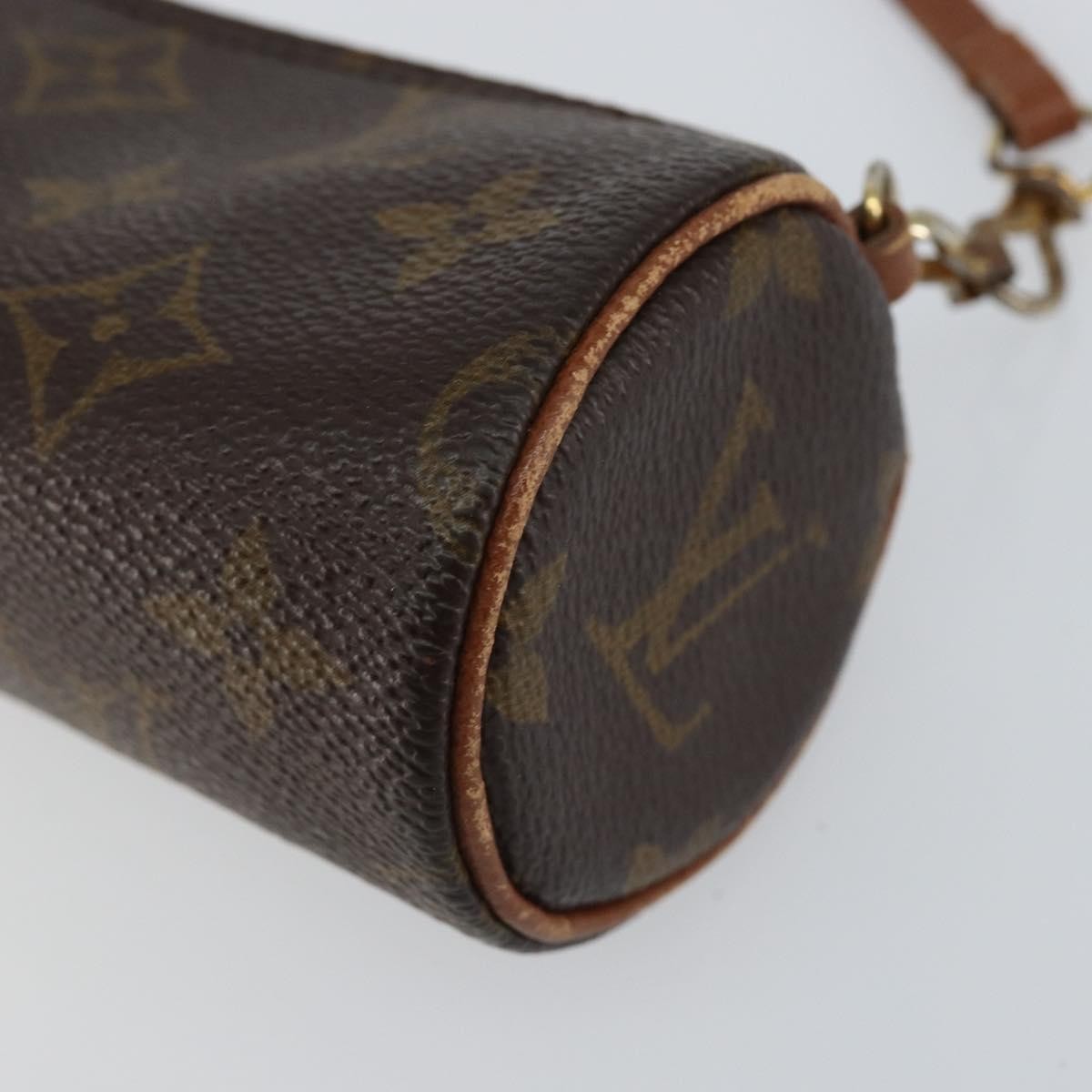 Louis Vuitton Papillon Pochette Monogram Canvas, BROWN, CANVAS, Clutche & pouche