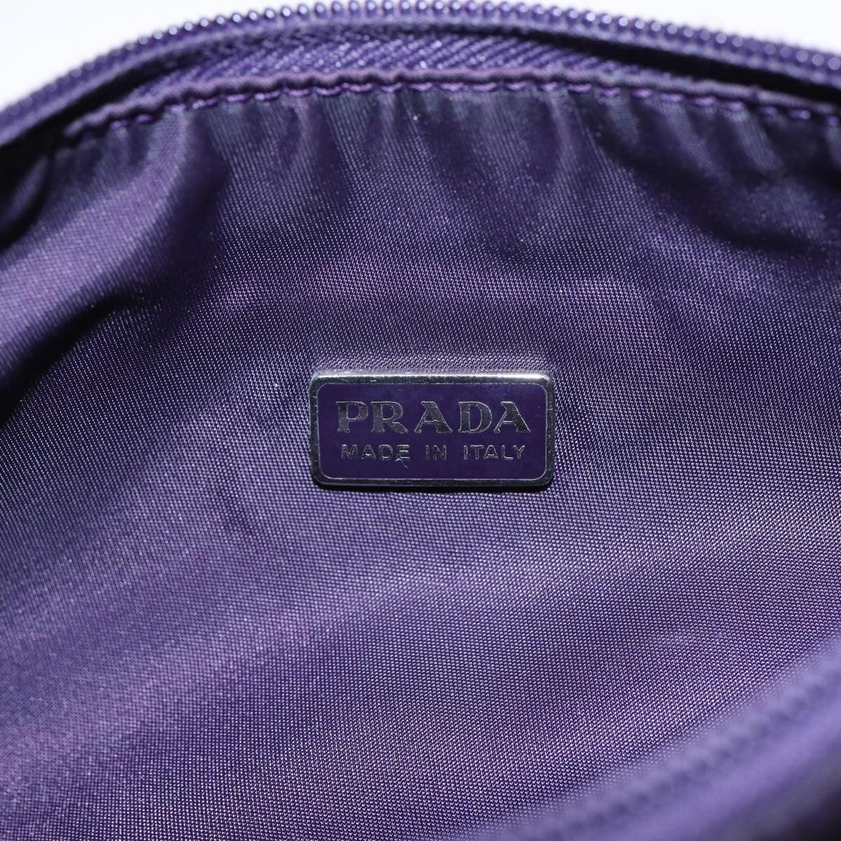 Prada Pochette Shoulder Bag Tessuto, PURPLE, NYLON, Clutche & pouche