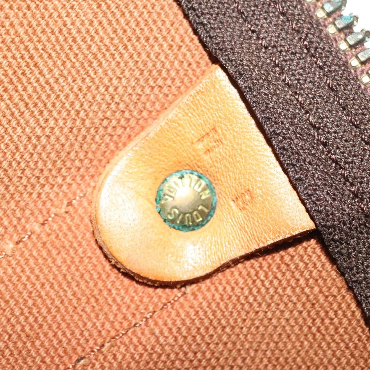 Louis Vuitton Keepall Bag Monogram Canvas, BROWN, CANVAS, Travel bag