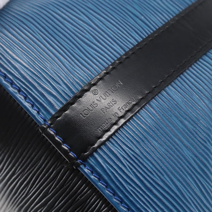 Louis Vuitton Petit Noe Handbag Two Tone Epi Leather, BLACK, LEATHER, Handbag