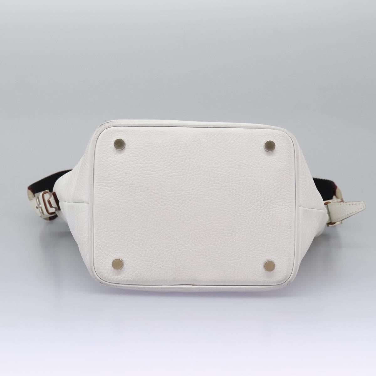 Burberry Shoulder Bag Leather, WHITE, LEATHER, Shoulder bag