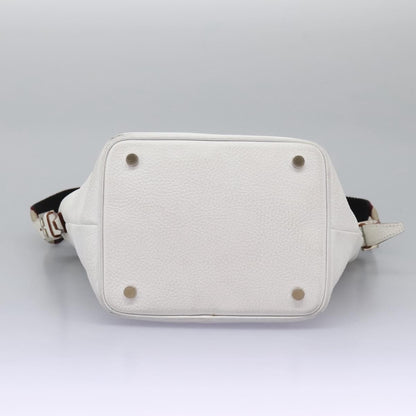 Burberry Shoulder Bag Leather, WHITE, LEATHER, Shoulder bag